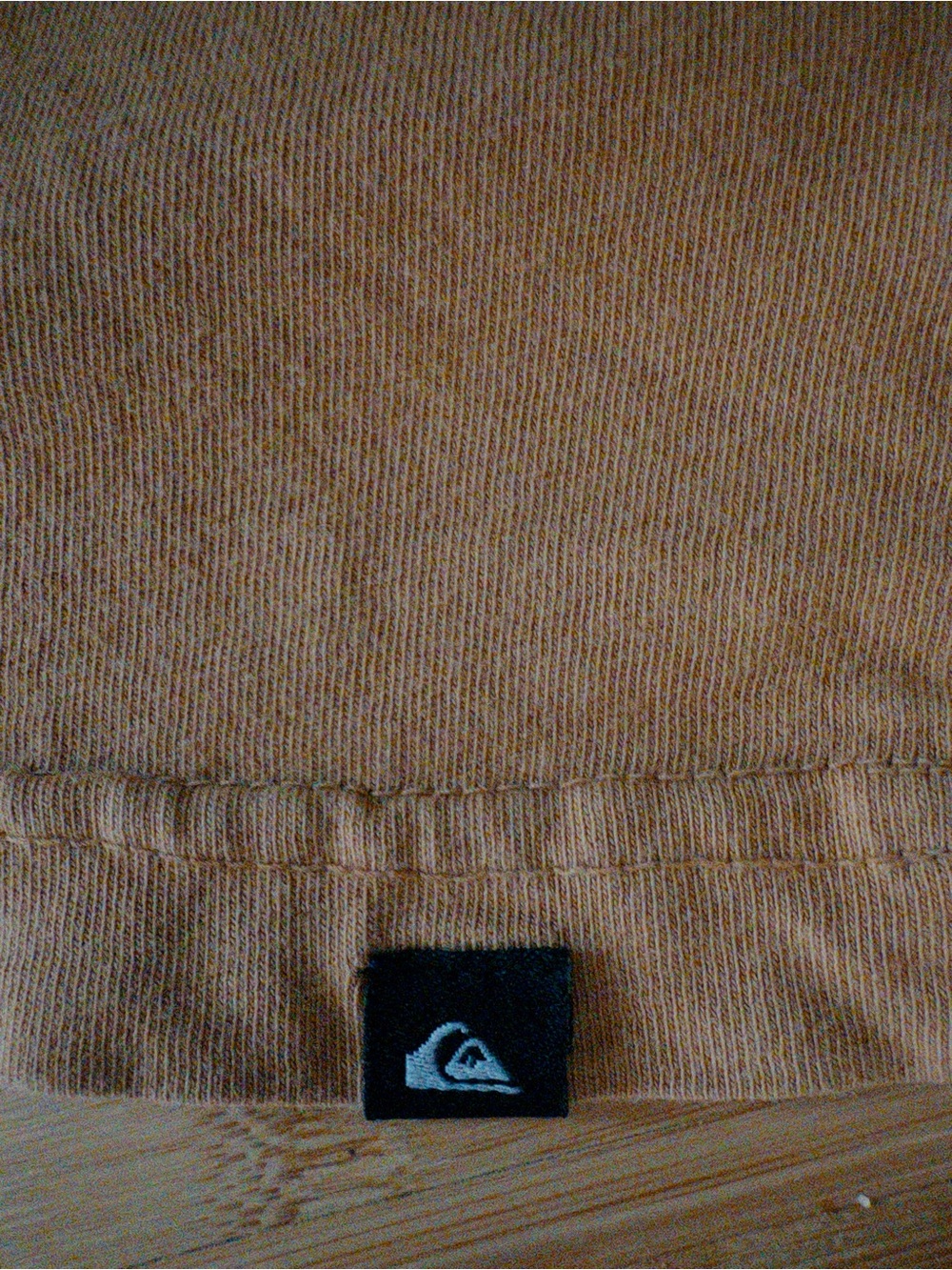 Quicksilver Graphic Tee Tan Mustard Palm Tree Logo Large - Picture 7 of 7